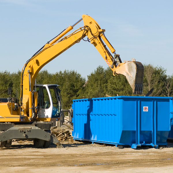 what are the rental fees for a residential dumpster in Snow Lake Shores